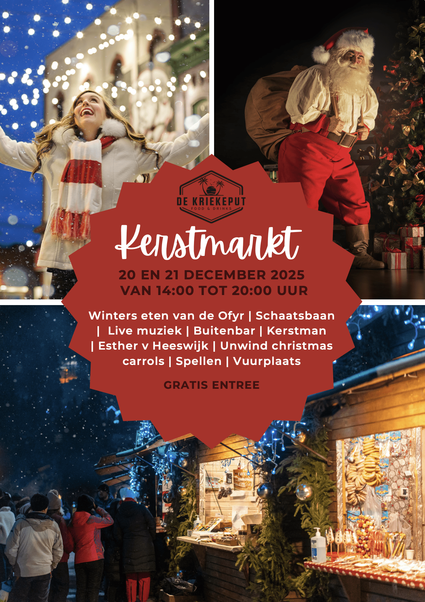 Kerstmarkt Flyer